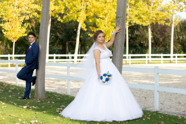 младоженци на фотосесия в Пловдив