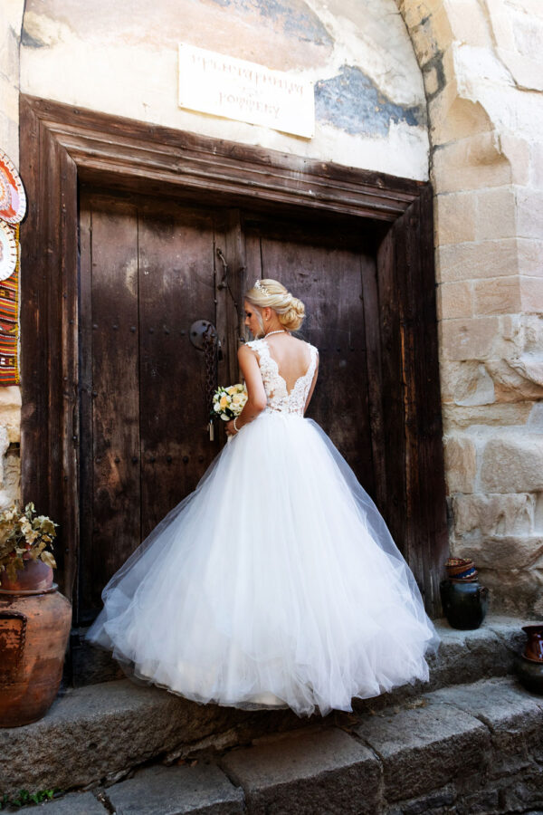 сватбена фотосесия в стария град Пловдив