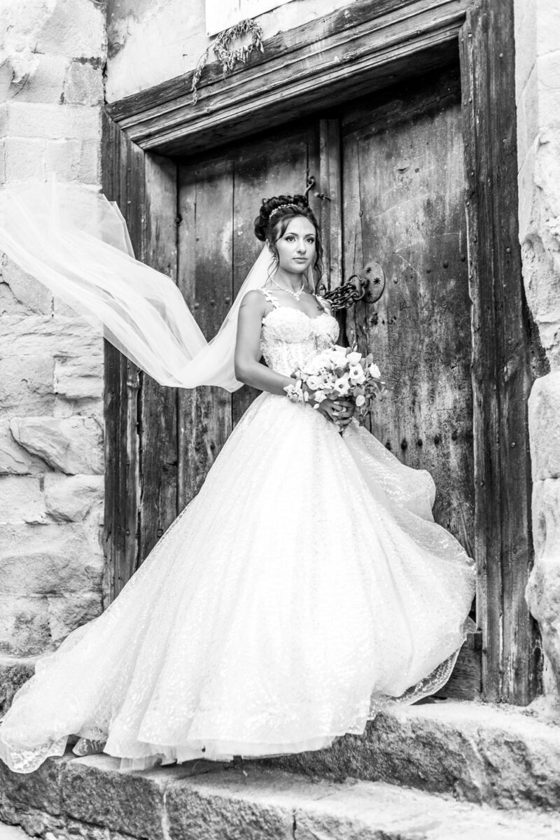 Ретро сватбена фотография