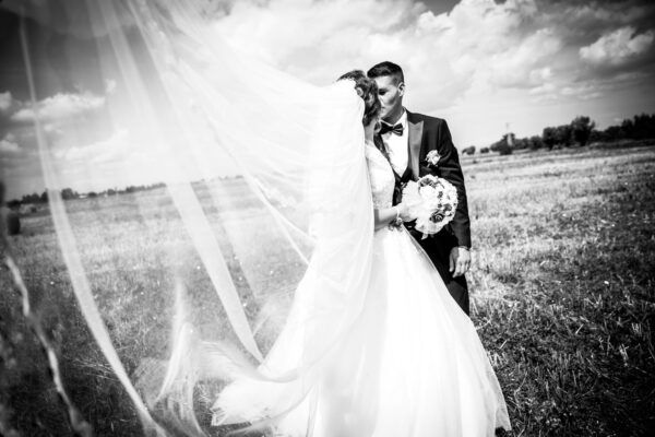 Ретро сватбена фотография край Пловдив